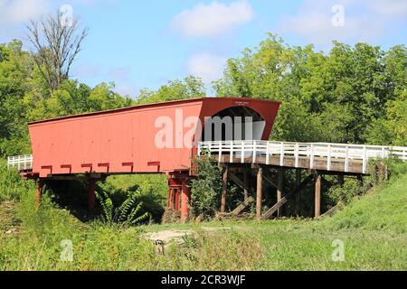 Pont de Roseman - Iowa Banque D'Images