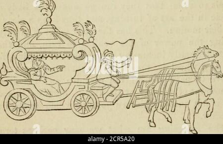 . Les routes et chemins de fer, les véhicules, et les modes de déplacement, des pays anciens et modernes; avec des comptes de ponts, tunnels, et canaux, dans diverses parties du monde .. . fres-coe, et d'autres monuments qui nous redescendent les usages des anciens. Le char de guerre qui vient d'être donné était aussi simple qu'il était bien connu; et la pratique de 238 VOITURES PRIVÉES. L'insertion de scythes dans les essieux de trie, et la conduite du char parmi l'ennemi, était un moyen d'augmenter le chaos qui marque le progrès d'Avar. A -à quelle heure, et hy -quelle nation, charriagesprivés dessinés par les chevaux ont été établis moi Banque D'Images