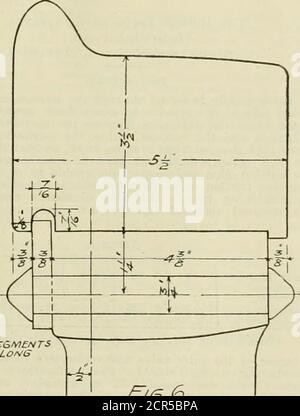 . Ingénieur américain et journal ferroviaire . FIE. 3 18 SPOK-ES, 4- 5£&M£ NTS/3long r^/G. 6.fr frk. /?£rr///v//segments v6. Banque D'Images