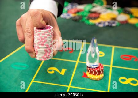 Jeu de roulette, ici à l'occasion de l'ima, le salon international du divertissement et des distributeurs automatiques, Düsseldorf, Nord Banque D'Images