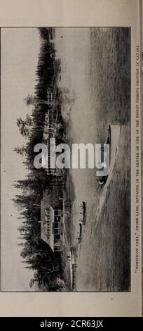 . Les terrains de jeux du Canada; un court traité sur les centres touristiques, de pêche et de chasse, auquel le réseau ferroviaire de Grand Trunk est parvenu. Une limite – le temps à la disposition du voyager. Facile d'accès (trois heures de Toronto), de profiter de ses cadeaux, et de diverses attractions, ayant ses stations à la mode, et ses installations charmantes pour l'ébauche. Pourquoi ne pas jeter businessto le concierge pour un mois, de prendre soin des chiens? Et lorsque vous rentrez des eaux vives et des terres heureuses (l'expression anglaise du mot indien Kawartha), vous serez une nouvelle créature, fortifiée pour une autre année de la tria Banque D'Images