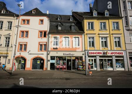 Maison de Karl Marx, aujourd'hui Euroshop, Trèves, Rhénanie-Palatinat, Allemagne, Europe Banque D'Images