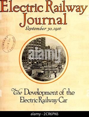 . Journal de chemin de fer électrique . I , * OB*!): G-E 2000 kW, 3000 Volt Motor GeneraSet. Chicago, Milwaukee et St. Paul Raih. Convention annuelle Sectio n. &gt; ELECTRIC RAILWAY JOURNAL [30 septembre 1916 la sélection est la plus grande Banque D'Images