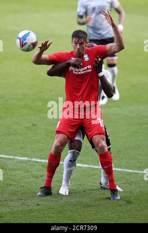 Swansea, Royaume-Uni. 19 septembre 2020. Lukas Jutkiewicz de Birmingham City en action. EFL Skybet Championship Match, Swansea City et Birmingham City au Liberty Stadium de Swansea le samedi 19 septembre 2020. Cette image ne peut être utilisée qu'à des fins éditoriales. Utilisation éditoriale uniquement, licence requise pour une utilisation commerciale. Aucune utilisation dans les Paris, les jeux ou les publications d'un seul club/ligue/joueur. photo par Andrew Orchard/Andrew Orchard sports Photography/Alamy Live News crédit: Andrew Orchard sports Photography/Alamy Live News Banque D'Images