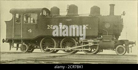 . American ENGINEER and Railroad journal . nside of the ring. Il est resté de 1 pouce un indicateur automatique sur le chemin de fer occidental de France.* PAR M. E. BBILLE, inspecteur de matériel et de traction du chemin de fer occidental. Pour obtenir des diagrammes indicateurs de locomotives, une installation plus coûteuse est nécessaire que dans la pratique stationnaire, indépendante de l'appareil de transmission de mouvement (mécanismoften jugé délicat), il y a la boîte et les mains courantes pour la protection de l'opérateur. M. Clerault, ingénieur en chef de la Ma-terial et traction du chemin de fer occidental de France, Banque D'Images