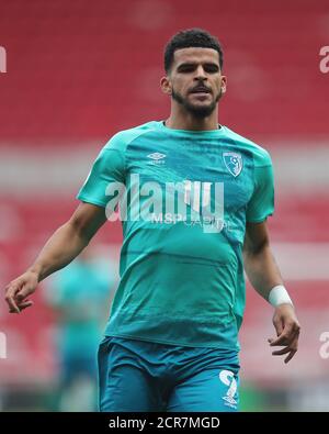 MIDDLESBROUGH, ANGLETERRE. 19 SEPTEMBRE 2020 Dominic Solanke de Bournemouth pendant le match de championnat Sky Bet entre Middlesbrough et Bournemouth au stade Riverside, Middlesbrough. (Credit: Mark Fletcher | MI News) Credit: MI News & Sport /Alay Live News Banque D'Images