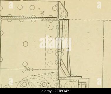 . American ENGINEER and Railroad journal . ces extrémités sont de 2%-in. Plank. Le mécanisme Drop bot-tom pour les voitures GSA et GSC est actionné par le dispositif de commande Simonton, qui est illustré dans l'une des gravures. La conception GSA est équipée de casiers à coke, qui sont également illustrés dans l'une des gravures. Les sillantscentrales fournissent les engrenages de traction à friction Westinghouse arrangeentre eux, la même disposition étant utilisée sur toutes les Gsclasses. À des fins d'illustration, les tirages généraux des classes GSA et GSC sont utilisés, l'engrenage de traction pour toutes les quatre classes, les extrémités d'abaissement pour le Banque D'Images