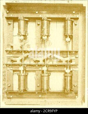 . Journal de chemin de fer de la rue . O DU SIGNAL Interrupteur DE VERROUILLAGE et APPAREIL DE SIGNALISATION VUE DES SIGNAUX DE DÉRAILLE—FERMÉS ET DES DÉRAILLES DÉPLACÉS PAR LES MOTEURS ÉLECTRIQUES Voir la description du système ailleurs dans ce numéro. MACHINE À INTERVERROUILLAGE ÉLECTRIQUE INSTALLEDAT GÊNES ET FREMONT, OHIO. Croisement de L. S. et M. S. RY. AVEC T. F. & N. RY. (ELECTRIC) BUREAUX ET TRAVAUX GÉNÉRAUX : 32 WELLS STREET, BUFFALO, N. Y.CHICAGO BUREAU ET SALLE D'EXPOSITION : 13JS MONADNOCK BLOCK. 166 STREET RAILWAY JOURNAL. EST ; III.. W ELL S ...STANDARD... POUR LES TRAVAUX FERROVIAIRES ET LES ENTREPRENEURS LI GHT portable « $e!f=€oned« automatique Banque D'Images