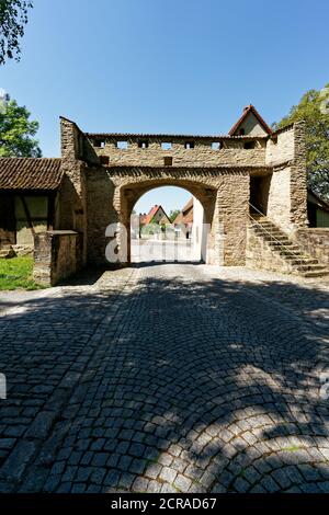 Mainbernheimer Tor à Iphofen, district de Kitzingen, Basse-Franconie, Bavière, Allemagne Banque D'Images