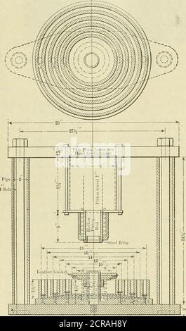 . American ENGINEER and Railroad journal . ecelui de l'atmosphère environnante, démontre une qualité importanteconomique de contrôler les températures en usine lubrica-tion, et ainsi éviter le danger de roulements très chauffés, qui sont souvent la cause des incendies. Dans les observations décrites dans cet article, Et, en fait, dans 186 AMERICAN ENGINEER AND RAILROAD JOURNAL. Tout le travail qui a été fait dans ce domaine, il n'y a pas un exemple moréimpressionnant de l'efficacité du graphite dans la lubrificationque celle présentée dans les courbes de friction et de température de l'eau et du graphite, pour l'esprit Banque D'Images