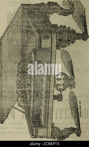 . Guide de l'étranger à travers la ville de Montréal, avec des gravures des édifices publics et églises les plus importants de la ville : avec des chemins de fer et des bateaux à vapeur, des tables de distances, des tarifs de taxi et de transport, des annonces publicitaires, etc. N° 30 GREAT ST. JAMES STEET, (à côté de Jones Tattersalls.) Toutes sortes de PRODUITS DE PARFUMERIE cheveux fantaisie WORKand PERRUQUES, constamment à portée de main. Colorant MORETTFSlaIR, cette préparation est justifiée pour être bien supérieure, à toute autre encore découvert. Il teintures les cheveux bruns ou noirs la moitié du temps que n'importe quel autre, dit en gros et re-queue à la tresse ci-dessus. MORETTTS NOTRE Banque D'Images