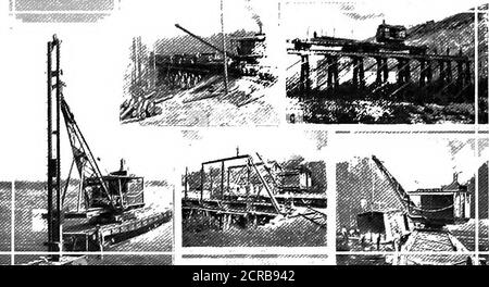 . Construction d'un chemin de fer; un manuel consacré à une nouvelle méthode, rapide et économique d'effectuer chaque opération, du nivellement de l'emprise au lestage et à l'entretien de la voie . Travail auxiliaire signifie hc-lping, aider et aider.l'American Railroad Ditcher est un ancien maître d'un haut degré en illustrant ce sens dans une mesure maximale sur tout chemin de fer, exploitation forestière ou contractuellement. C'est la machine qui ne se laque jamais. Avec un américain sur le travail, l'inventis notamment réduit, et l'efficacité générale de chaque usine est considérablement accrue. Les choses de gauche untonesont fréquentées entre TI Banque D'Images