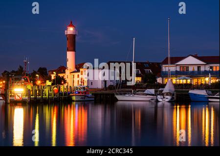 Impression du port à Timmendorf sur l'île de Poel Banque D'Images