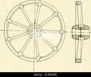 . Ingénieur américain et journal ferroviaire . Figure 23. Fig. 24.. F«g-L2s- Fig.^26. Que, en raison de la forme inflexible de cette forme de disque, les pneus sont susceptibles de se desserrer, et que le disque n'a que peu de CA-pacity lo résistent à l'extrémité tlirist de l'essieu. Le disque ondulé whi^el. (igs. 39 et 40, est dit à bemore élastique que la roue de disque lisse, mais a même la moindre capacité de résistance à la poussée d'extrémité de l'essieu. En raison de ces objections aux deux formes de disque wliecls,tlir .rlil (Jompany ont bi-oiight out un disque rilied Wheel.sli I 11 en figues. JL et 42. Cette forme de roues était Banque D'Images