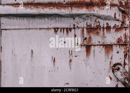 Résumé fond de fer rouillé closeup texture Banque D'Images