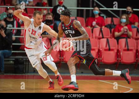 2020 09 19, Vilnius. Chris McCullough, joueur de Rytas de la C.-B., n° 1/PF/206 cm/91 kg, Banque D'Images