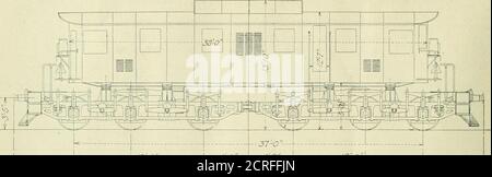 . Génie ferroviaire et de locomotive : Un journal pratique de la force motrice de chemin de fer et de matériel roulant . ted très matériellement en gardant oughly fiable et la performance satisfaisante du poids jusqu'à la limite désirée. Locomotives est attestée par le fait qu'après plusieurs années Norfolk et de l'Ouest locomotives de fonctionnement avec cinq de ces Les locomotives, douze autres étaient Ti 1 1 1 *?■— -7 1 • j r , , ces locomotives, montrées dans tig. /, sont conçus pour 1 opération à partir d'un trolllev de 11.000 volts, une caractéristique intéressante de cette locomotive est la monophasé, courant alternatif Banque D'Images