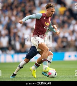 Jack Grealish Aston Villa / Chelsea. CRÉDIT PHOTO : © MARK PAIN / PHOTO DE STOCK D'ALAMY Banque D'Images