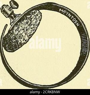 . Les utilisations médicales et chirurgicales de l'électricité : y compris les rayons X, la lumière de Finsen, les traitements vibratoires, et les courants à haute fréquence . Figure 88.—électrode réglable, avec bracelet pour le corps (Kidder),. Banque D'Images