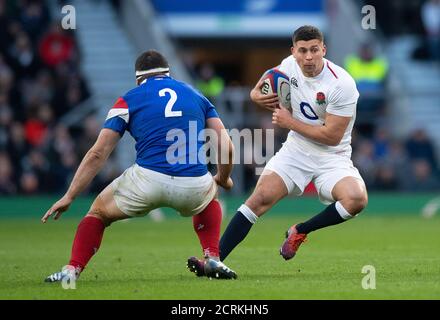 Ben Youngs en Angleterre. Angleterre contre France. Six Nations. CRÉDIT PHOTO : © MARK PAIN / PHOTO DE STOCK D'ALAMY Banque D'Images