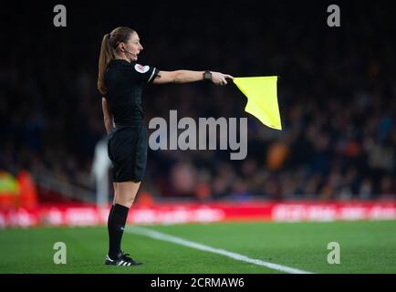 Arbitre adjoint Sian Massey-Ellis. Crédit photo : © Mark pain / Alamy Banque D'Images