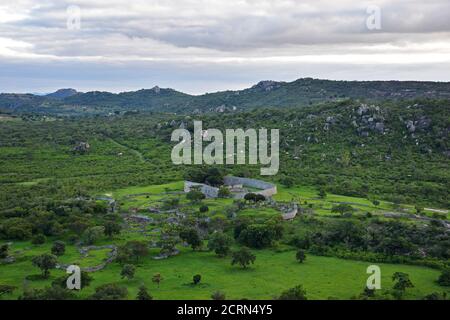 Ruines du grand Zimbabwe, Zimbabwe Banque D'Images