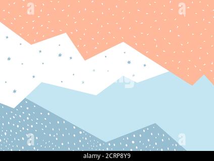 Motif abstrait aux formes géométriques pastel. Arrière-plan vectoriel Illustration de Vecteur