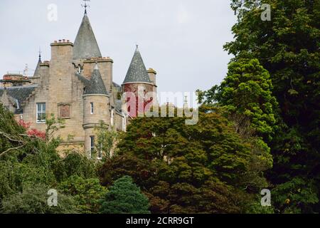 Blair Drummond House, une demeure victorienne située dans le parc safari de Stirling, en Écosse Banque D'Images