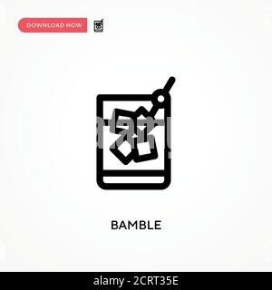 Icône de vecteur simple Bambule. Illustration moderne et simple à vecteur plat pour site Web ou application mobile Illustration de Vecteur