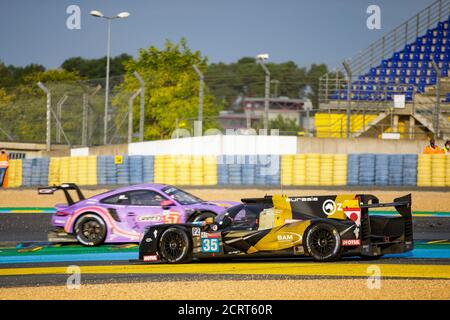 Le Mans, France. 20 septembre 2020. 35 Foster Nick (aus), Merhi Roberto (esp), Yamanaka Nobuya (jpn), Eurasia Motorsport, Ligier JS P217-Gibson, action pendant les 2020 24 heures du Mans, 7e tour du Championnat du monde d'endurance FIA 2019-20 sur le circuit des 24 heures du Mans, du 16 au 20 septembre 2020 au Mans, France - photo Xavi Bonilla / DPPI crédit: LM/DPPI/Xavi Bonilla/Alamy Live News Banque D'Images