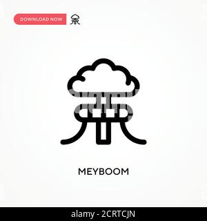 Icône Meyboom simple Vector. Illustration moderne et simple à vecteur plat pour site Web ou application mobile Illustration de Vecteur