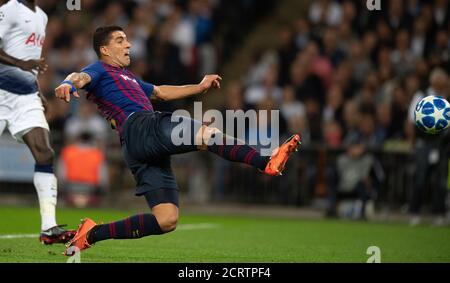 Luis Suarez. Spires contre Barcelone. Ligue des champions. CRÉDIT PHOTO : © MARK PAIN / PHOTO DE STOCK D'ALAMY Banque D'Images