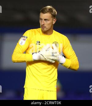 Joe Lumley, gardien de but des Queens Park Rangers, lors du match du championnat Sky Bet au stade Trophée de St. Andrew's trillion, à Birmingham. Banque D'Images