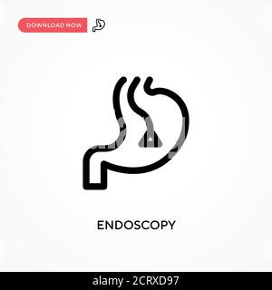 Icône de vecteur simple d'endoscopie. Illustration moderne et simple à vecteur plat pour site Web ou application mobile Illustration de Vecteur