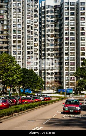 Appartement résidentiel buidlings à Hong Kong - Banque D'Images