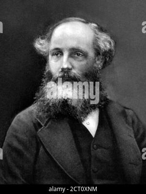 James Clerk Maxwell. Portrait du scientifique écossais, James Clerk Maxwell (1831-1879) dont la réalisation la plus notable a été de formuler la théorie classique du rayonnement électromagnétique. Banque D'Images