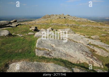 Belstone tor, Dartmoor, Devon, Angleterre, Royaume-Uni Banque D'Images