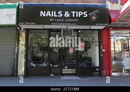 Bronx, New York, États-Unis. 19 septembre 2020. L'atmosphère à l'ouverture officielle de Nails & Tips, 19 septembre 2020 à Bronx, New York. Crédit photo : Walik Goshorn/Mediapench/Alay Live News Banque D'Images