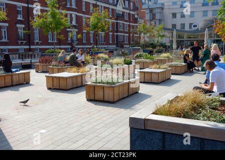 Brown Hart Gardens - Mayfair, Londres, Royaume-Uni. Banque D'Images