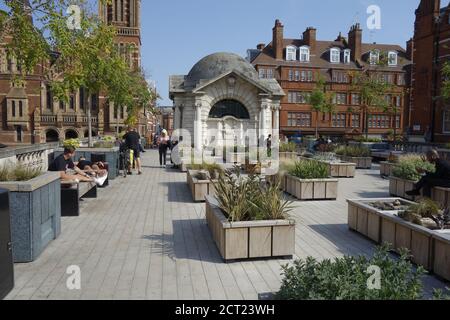 Brown Hart Gardens - Mayfair, Londres, Royaume-Uni. Banque D'Images