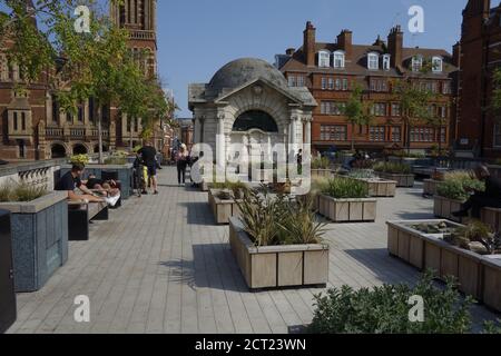 Brown Hart Gardens - Mayfair, Londres, Royaume-Uni. Banque D'Images