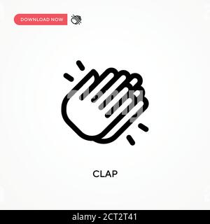 Cliquez sur l'icône vecteur simple. Illustration moderne et simple à vecteur plat pour site Web ou application mobile Illustration de Vecteur