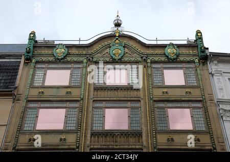 Savoy Hotel dans le bâtiment de Lovenborg de style Art nouveau Copenhague Banque D'Images