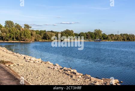 Réservoir d'Aldenham Country Park, Hertfordshire, Angleterre, Royaume-Uni. Banque D'Images