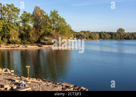 Réservoir d'Aldenham Country Park, Hertfordshire, Angleterre, Royaume-Uni. Banque D'Images