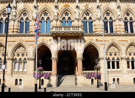 Northampton Guildhall , place St Giles , Royaume-Uni Banque D'Images