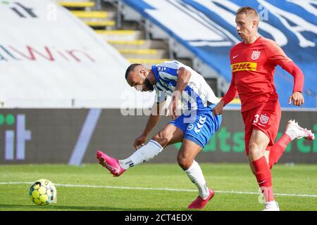 Odense, Danemark. 20 septembre 2020. Issam Jebali (7) d'OB observé pendant le match 3F Superliga entre Odense Boldklub et le FC Nordsjaelland au Parc d'énergie de la nature à Odense. (Crédit photo : Gonzales photo/Alamy Live News Banque D'Images