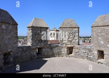 Bataillons, château de Serpa, Alentejo, Portugal Banque D'Images