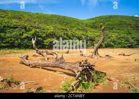 Paysage de Heavenly Pond, alias Datienchih ou duwawa, à taitung, taïwan Banque D'Images