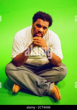 Fatman scoop 8 novembre 2003, Danemark Studios, Londres, Angleterre. Banque D'Images